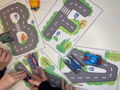 Zabawa z Uliczkami Alfabet