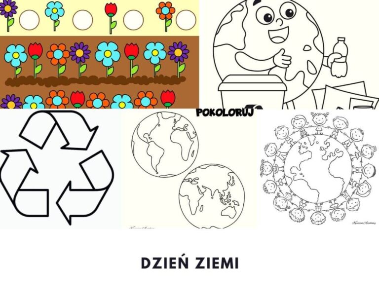 Dzień Ziemi karty pracy duży zestaw
