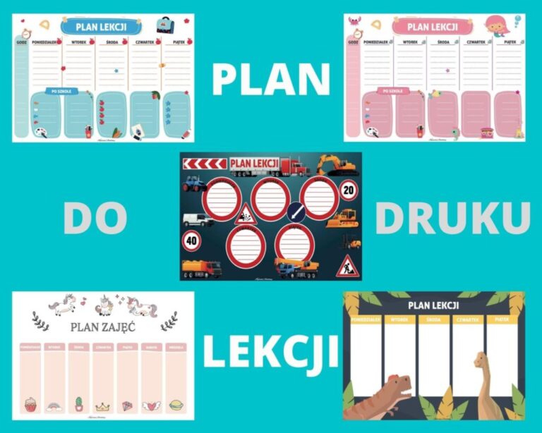 Plan lekcji do druku - Kwiecien Academy
