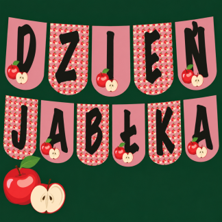 Girlanda Dzień jabłka – okładka materiału do druku PDF
