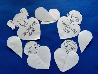 laurki do kolorowania dzień mamy i taty