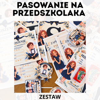 Pasowanie na przedszkolaka (zestaw)