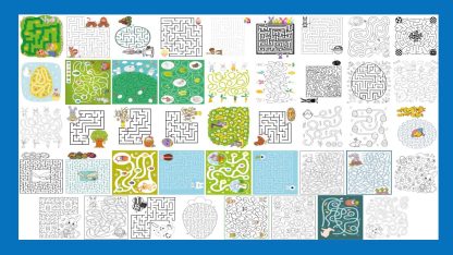 Mega paka Wielkanocnych labiryntów