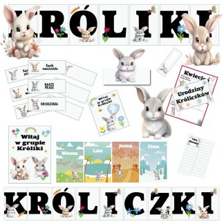 Zestaw na rozpoczęcie roku – Króliki/ Króliczki
