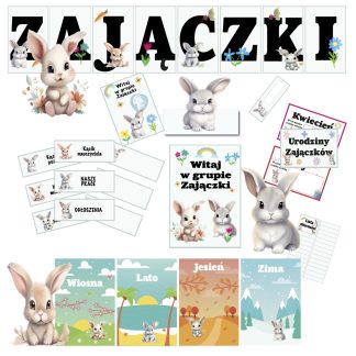 Zestaw na rozpoczęcie roku – Zajączki