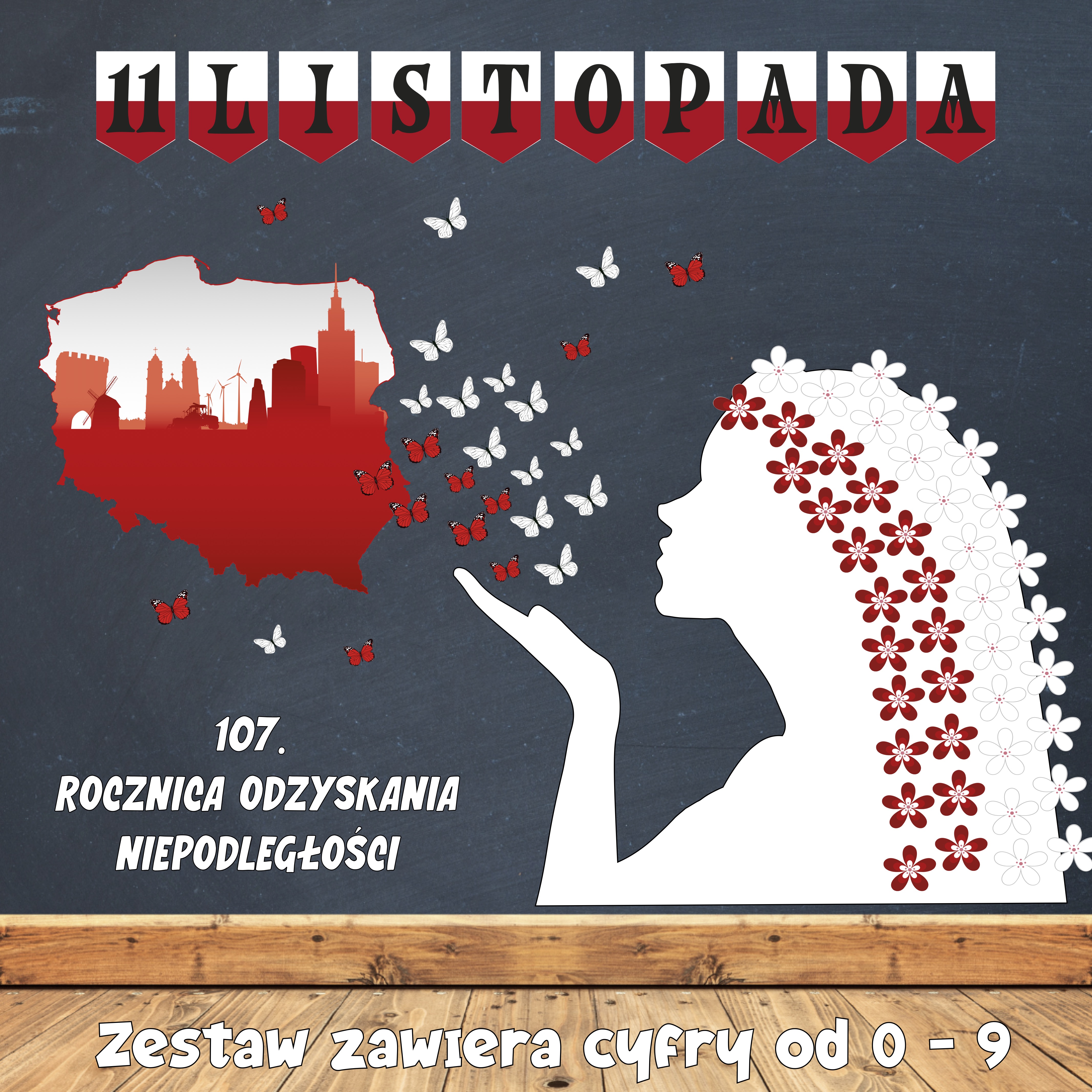 Gazetka na 11 listopada – układ, elementy i gotowe napisy