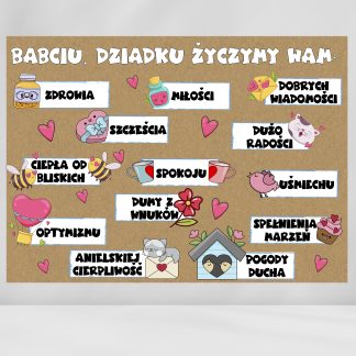 Gazetka "Babciu, Dziadku życzymy Wam"