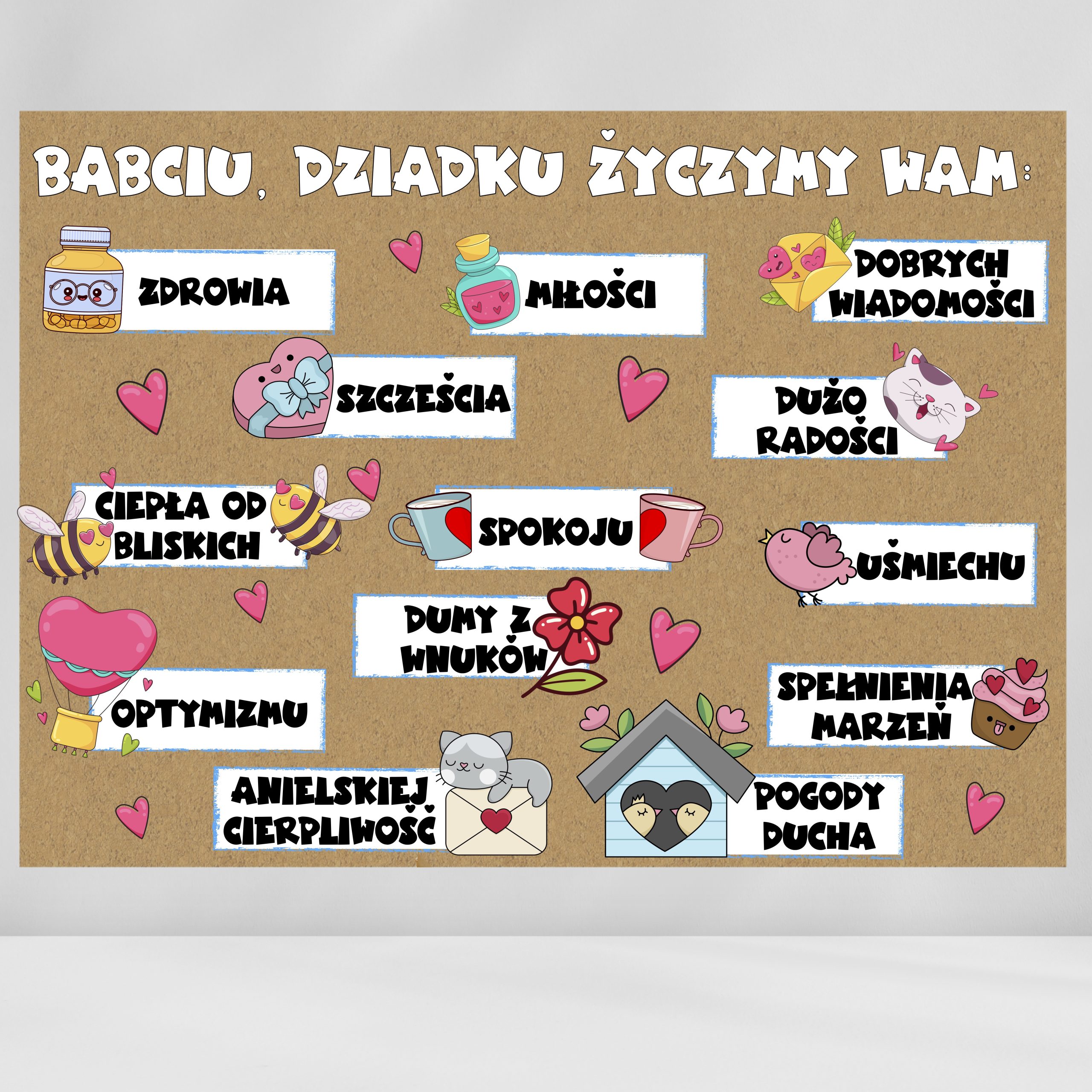 Gazetka "Babciu, Dziadku życzymy Wam"