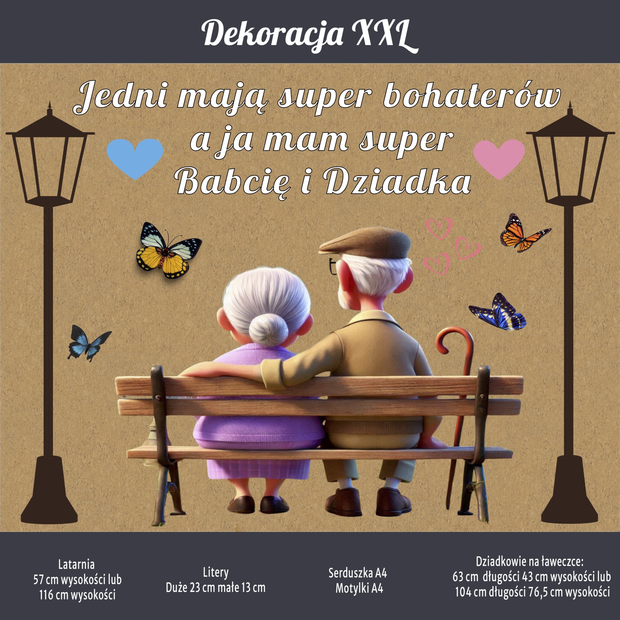 Dekoracja XXL Jedni Maj Super Bohater w A Ja Mam Super Babci I Dziadka dekoracja-xxl-jedni-maj-super-bohater-w-a-ja-mam-super-babci-i-dziadka