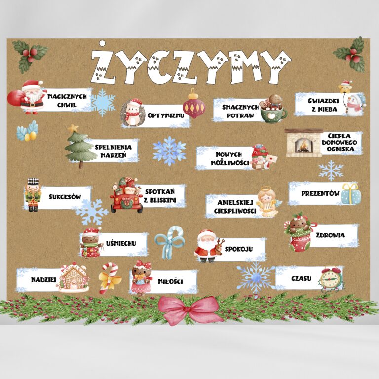 Gazetka bożonarodzeniowa „Życzymy…”