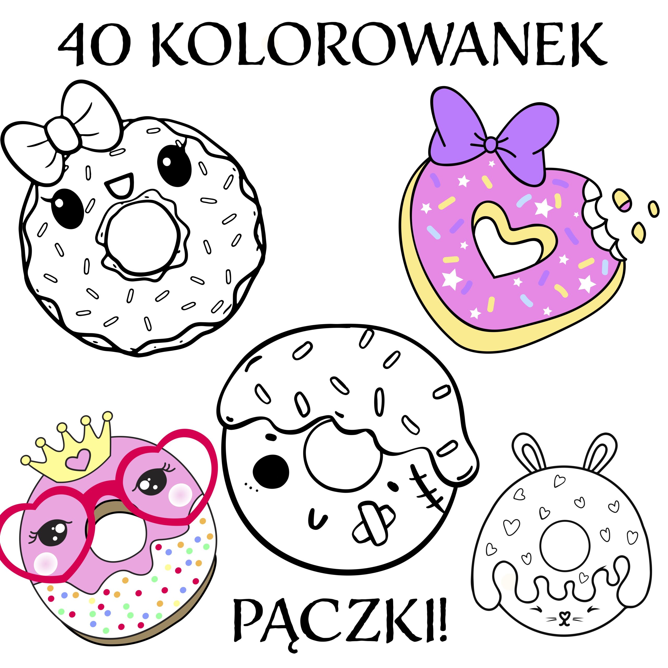 Kolorowanki Pączki