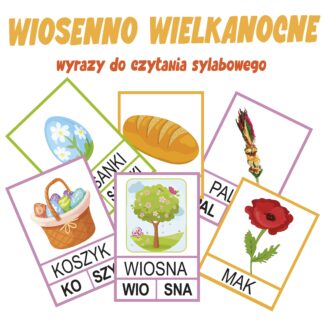 Czytanie sylabowe: Wiosenno-Wielkanocne