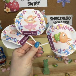 Wielkanocne opakowanie na lizaka