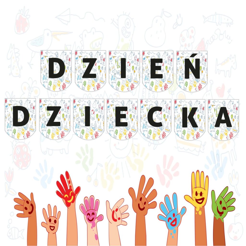 Dzień Dziecka Girlanda do druku