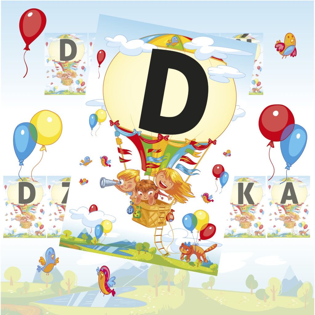 Dzień Dziecka napis do druku