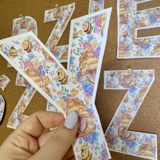 Szablon - Dzień Pszczoły litery