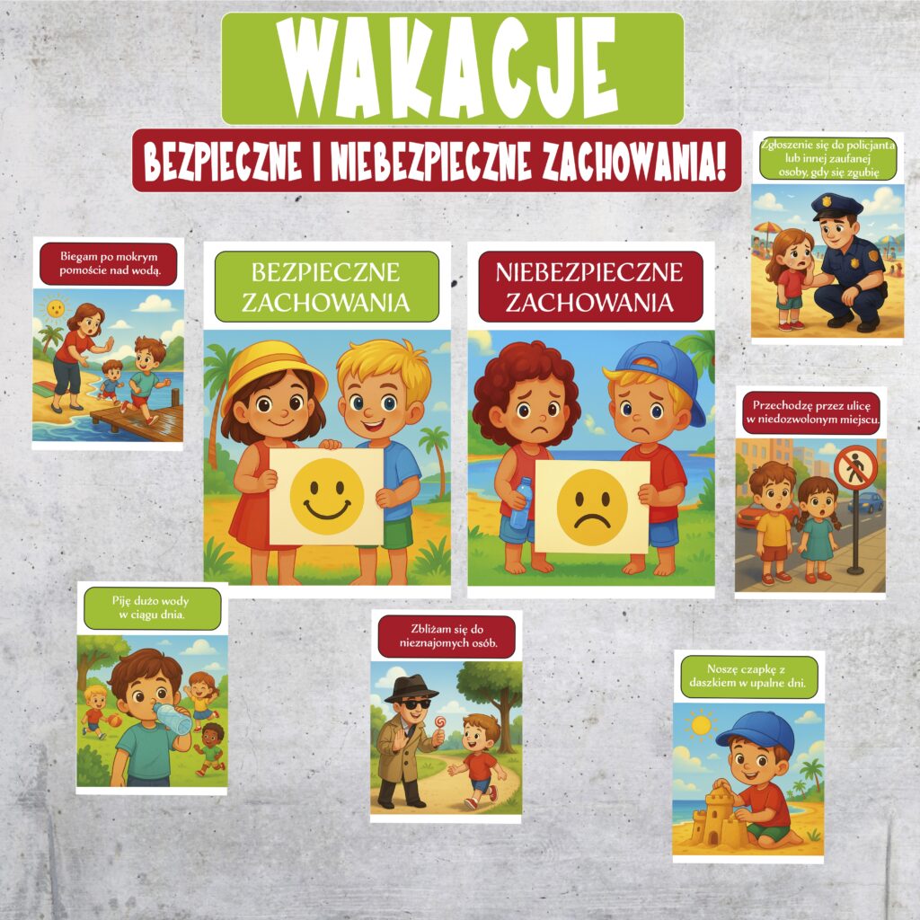 Wakacje bezpieczne i niebezpieczne zachowania