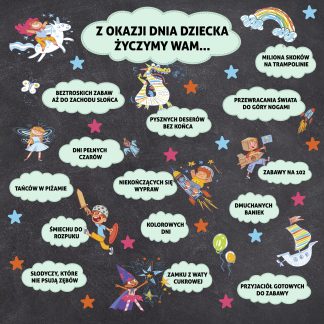 🌟 Z okazji Dnia Dziecka – gotowa gazetka z życzeniami! PDF do druku 🎈