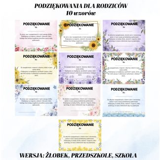 Podziękowania dla rodziców PDF