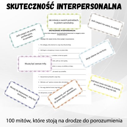 100 mitów, które stoją na drodze do porozumienia — fiszki do pracy nad komunikacją