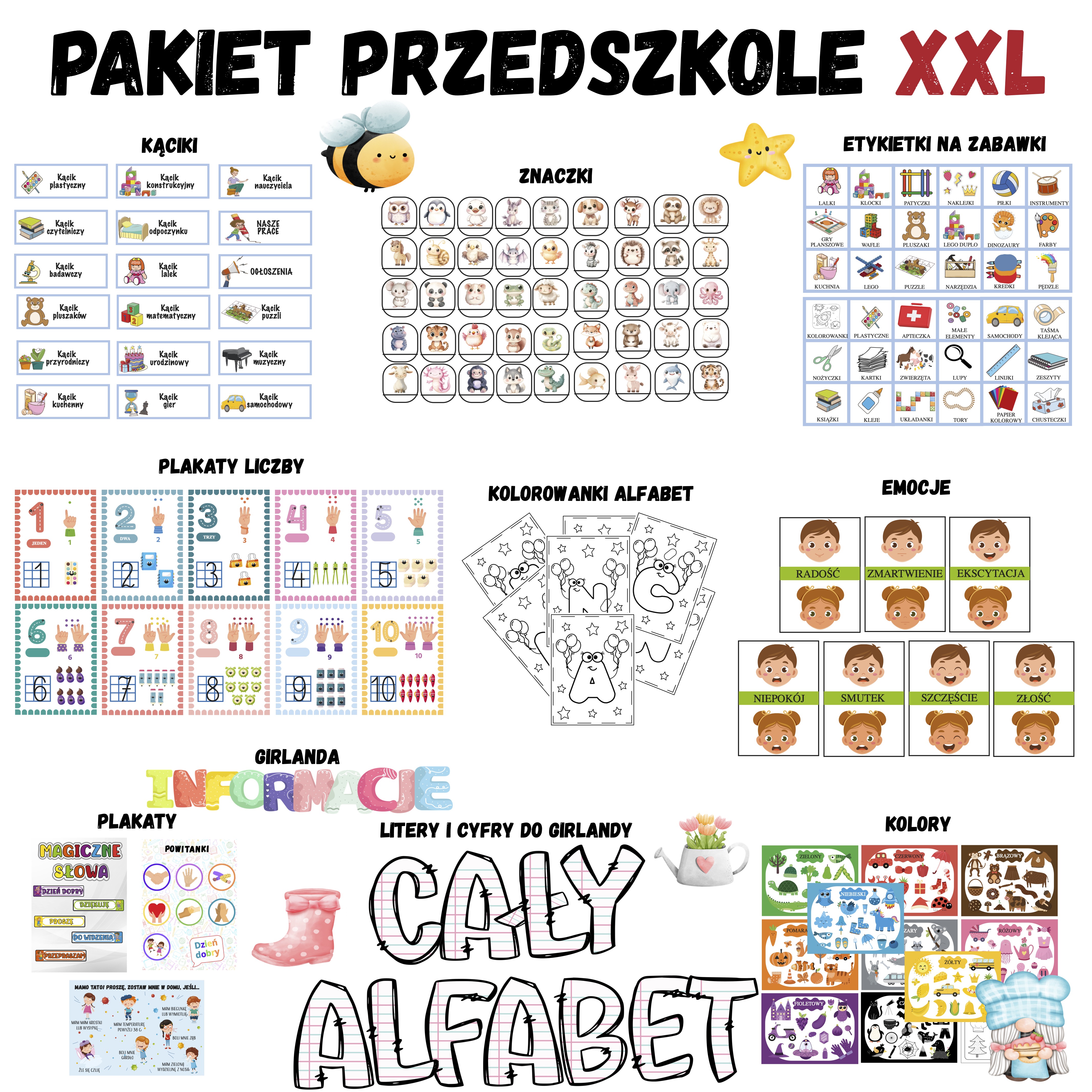 Organizacja sali przedszkolnej — plan na jedno popołudnie