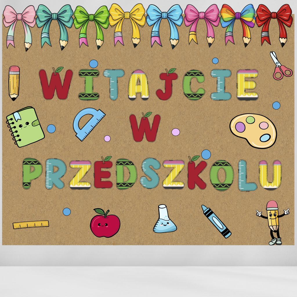Witaj w przedszkolu - dekoracja