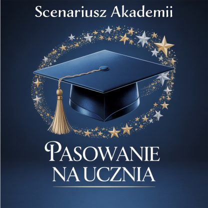 Pasowanie na ucznia – Akademia Szkolna – materiał do druku PDF, Kwiecień Academy