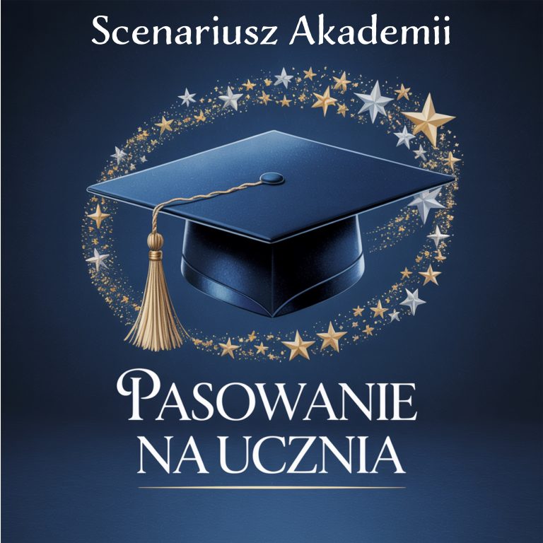 Pasowanie na ucznia – Akademia Szkolna – materiał do druku PDF, Kwiecień Academy