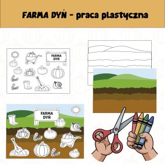 Farma dyń – praca plastyczna dla dzieci