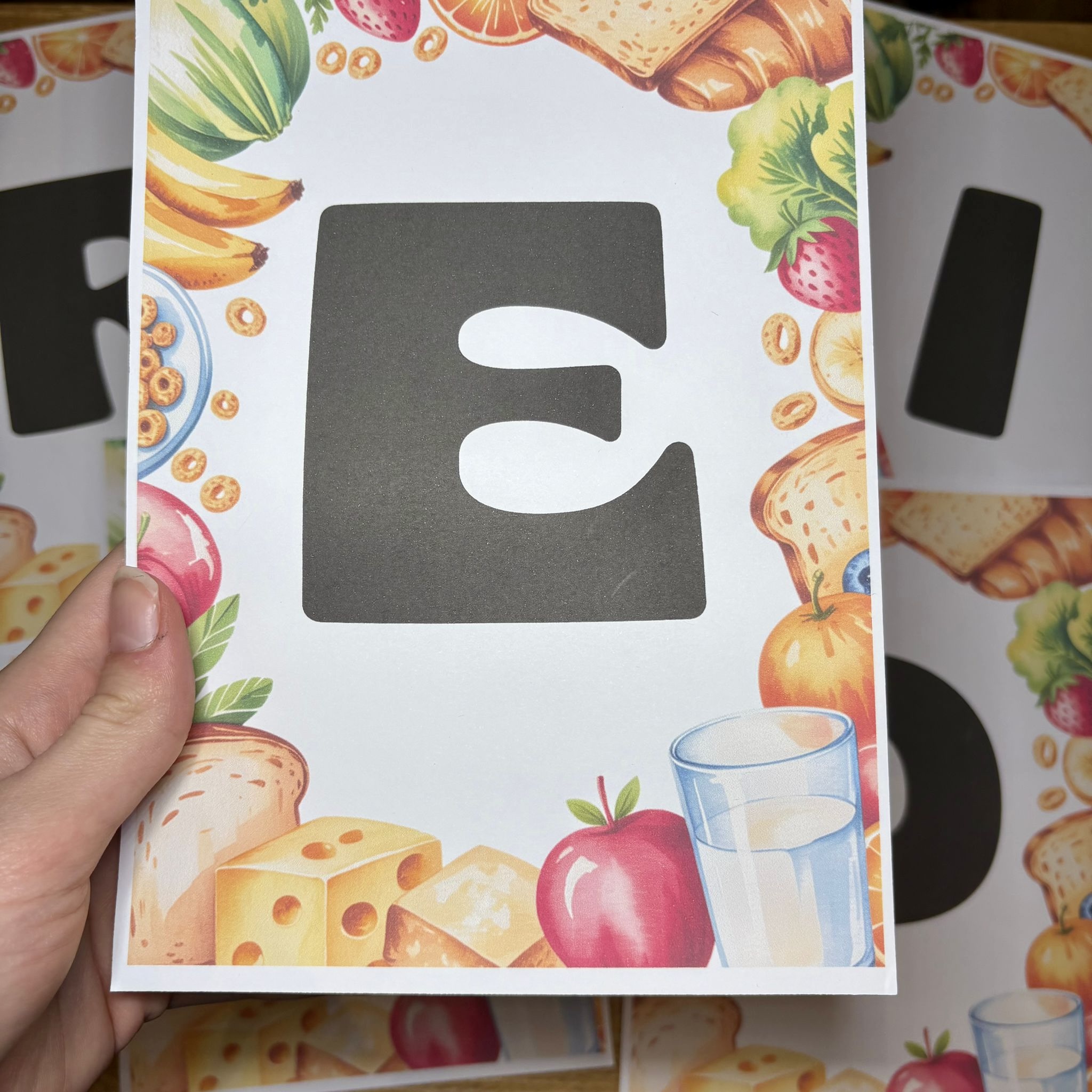 Napis „Dzień Zdrowego Śniadania”