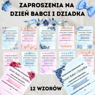 Dzień Babci i Dziadka - zaproszenie