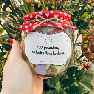 Słoiczek na Dzień Babci i Dziadka