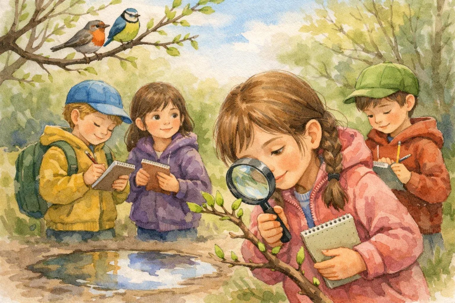 wiosenne słownictwo dla dzieci