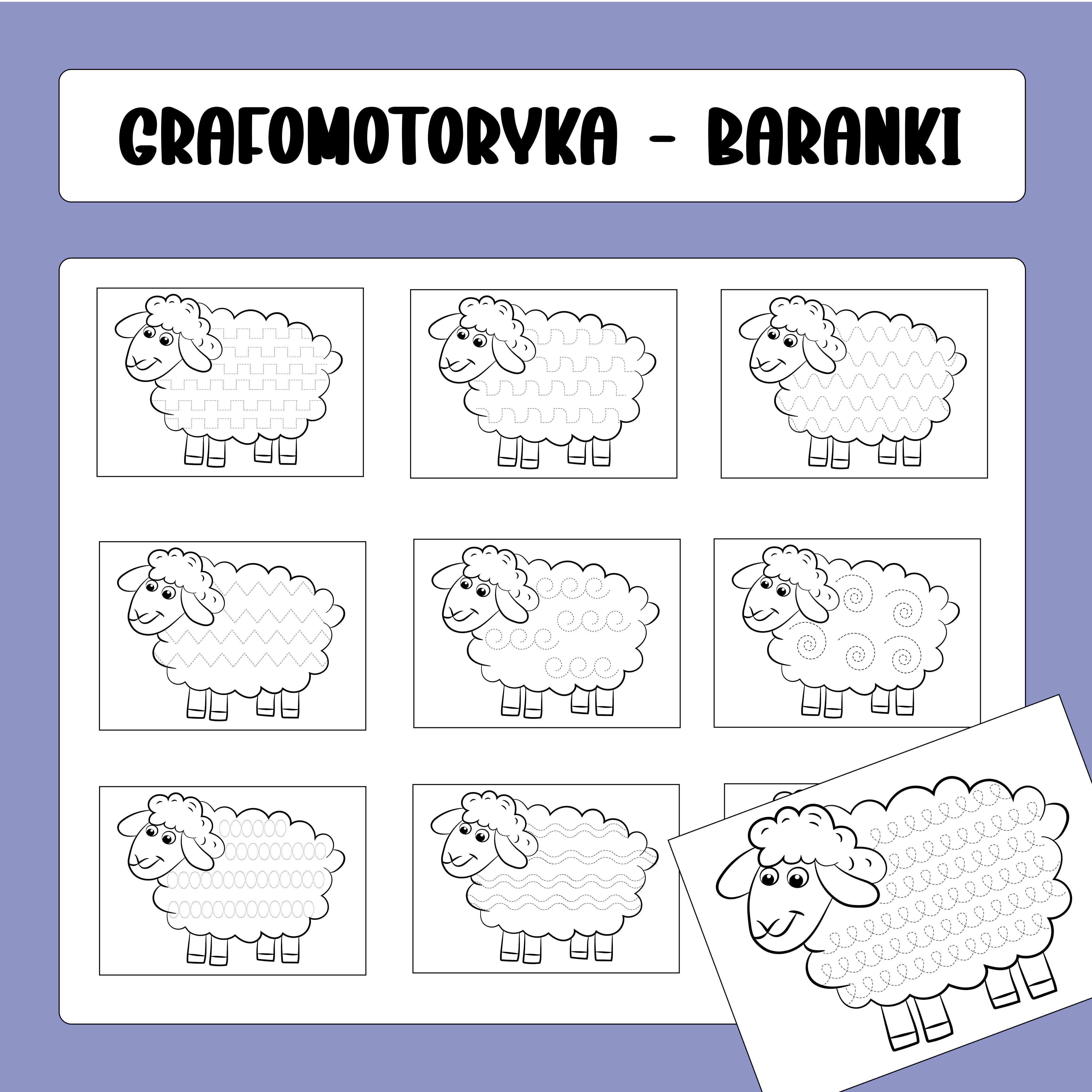 Grafomotoryka baranki