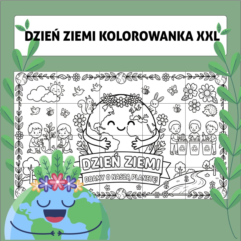 Kolorowanka XXL: Dzień Ziemi