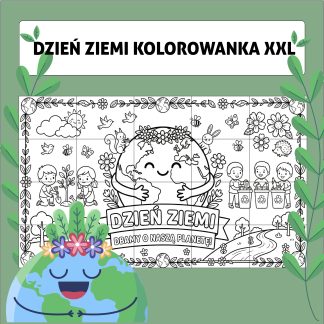 Kolorowanka XXL: Dzień Ziemi