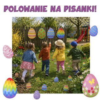 Polowanie na Pisanki – Wielkanocna Gra Ruchowa dla Dzieci