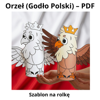 Szablon na rolkę – Orzeł (Godło Polski) – PDF