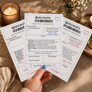 Recepta dla Mamy i Taty – zabawny upominek PDF