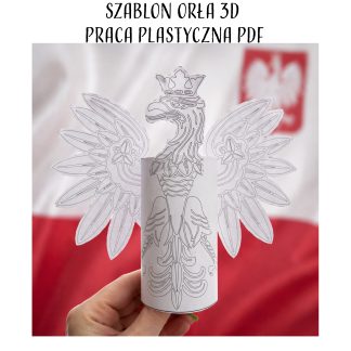 Szablon Orła 3D – Praca Plastyczna PDF