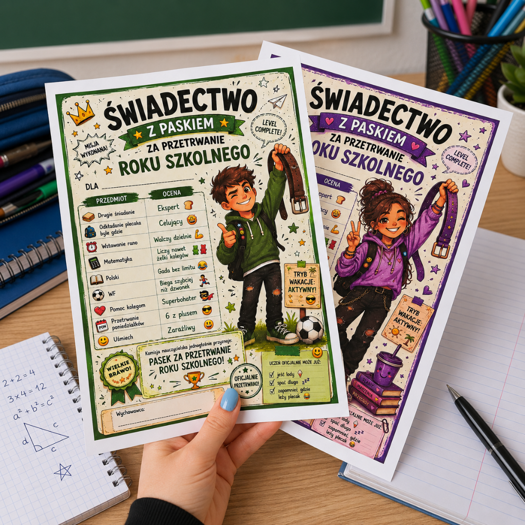Świadectwo z Paskiem za Przetrwanie Roku Szkolnego - obrazek 4
