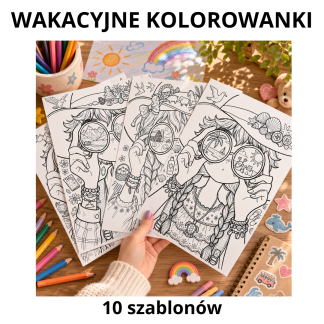 Wakacyjne kolorowanki