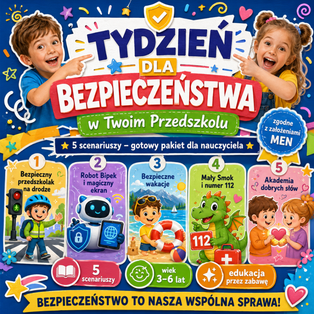 Tydzień dla Bezpieczeństwa w Twoim Przedszkolu
