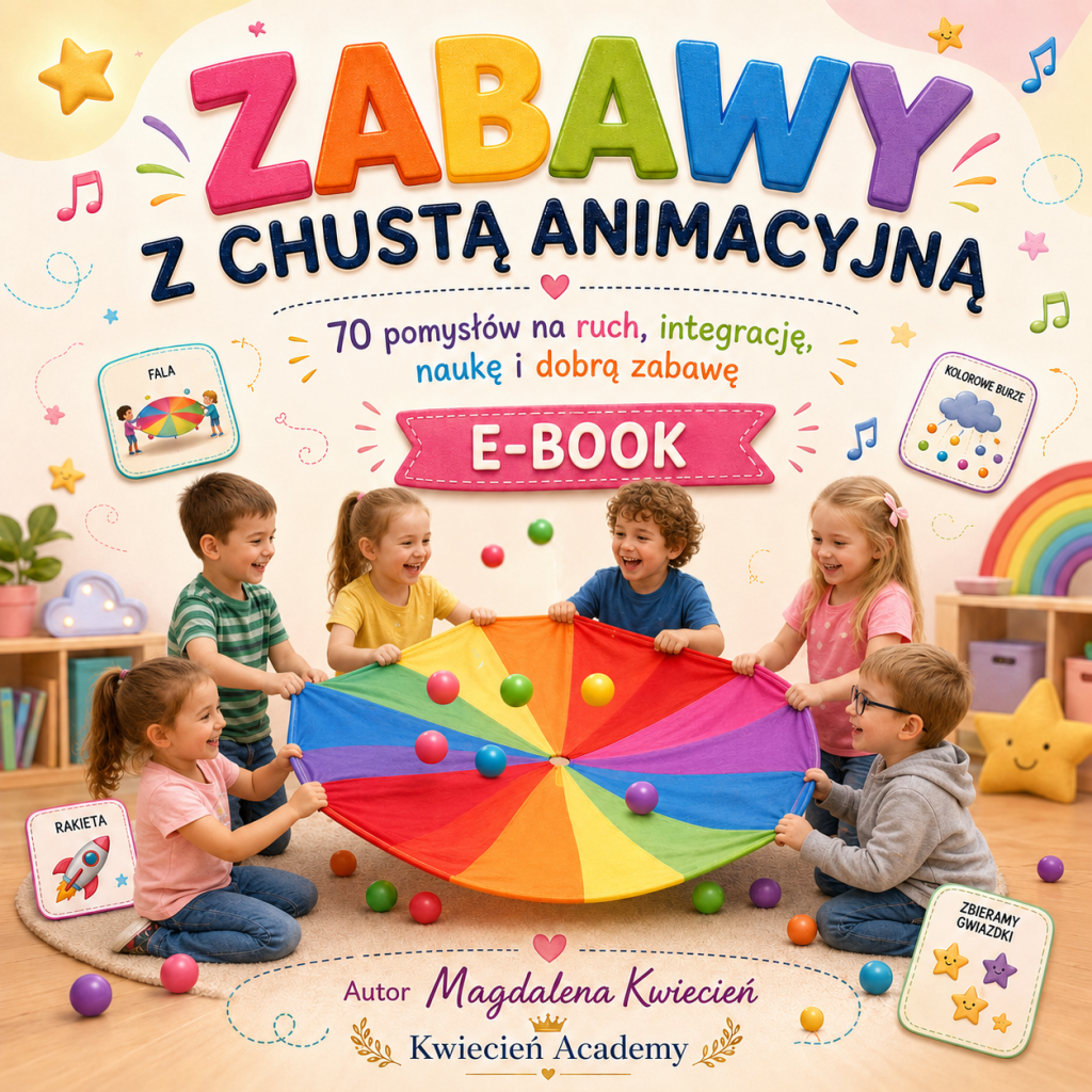 zabawy z chustą animacyjną