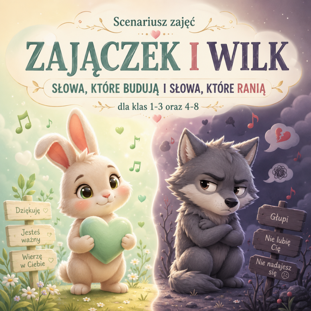 Zajączek i Wilk – słowa, które budują i słowa, które ranią