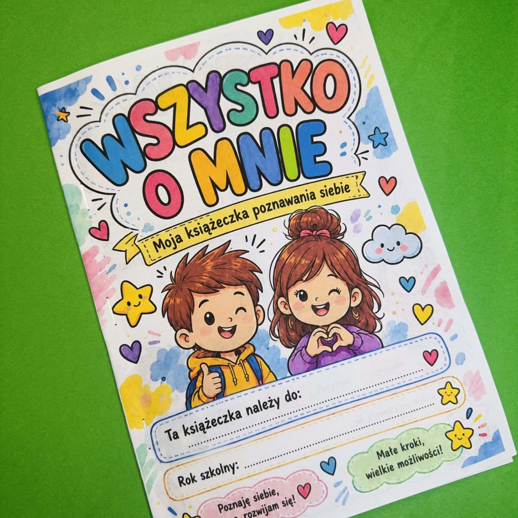 WSZYSTKO O MNIE – książeczka poznawania siebie